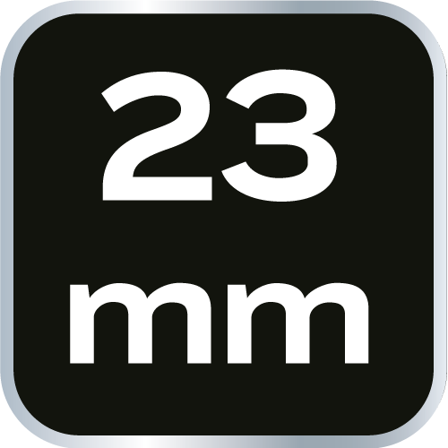 Nasadka sześciokątna długa 1/2&quot;, 23 mm