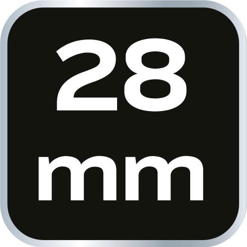 Nasadka sześciokątna długa 1/2&quot;, 28 mm