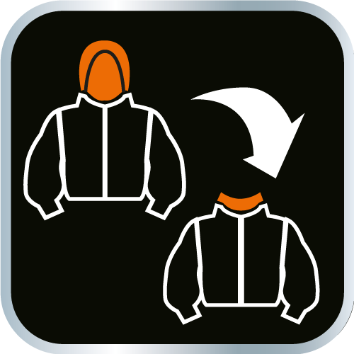 Kurtka robocza ostrzegawcza softshell z kapturem, pomarańczowa, rozmiar M