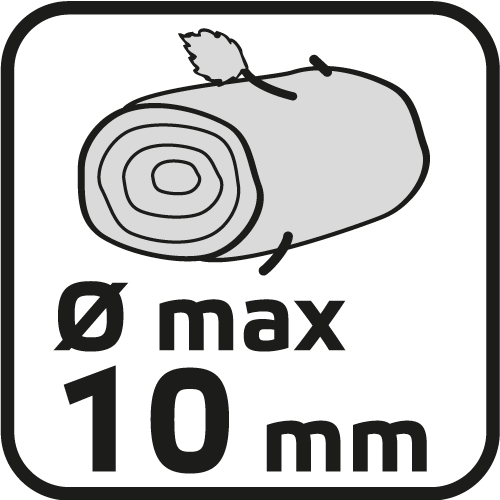 Sekator ogrodowy uniwersalny 185 mm, średnica cięcia 10 mm