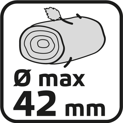 Sekator do gałęzi kowadełkowy 710 mm, średnica cięcia 42 mm, uchwyty aluminiowe