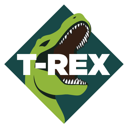 Szpadel ostry, drewniany trzonek, T-Rex