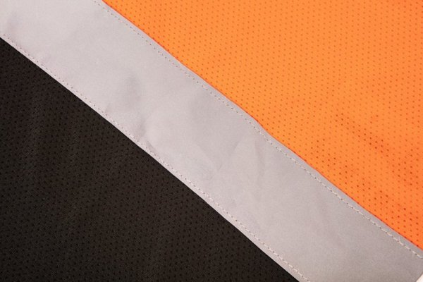 T-shirt ostrzegawczy, ciemny dół, pomarańczowy, rozmiar XL