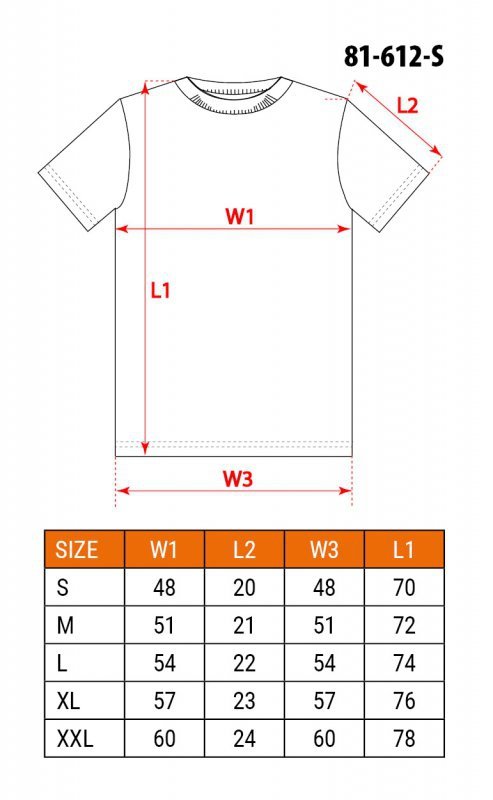 T-shirt roboczy oliwkowy CAMO, rozmiar S