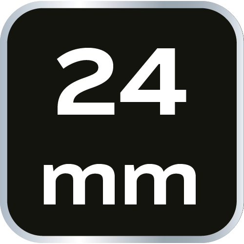 Nasadka sześciokątna 1/2&quot; 24 mm 1000V