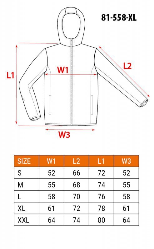 Kurtka softshell HD+, rozmiar XL