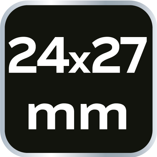 Klucz płaski dwustronny 24 x 27 mm