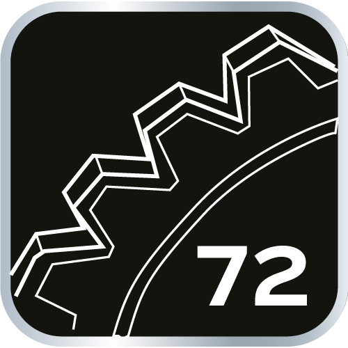 Klucz płasko-oczkowy z grzechotką, 19 mm