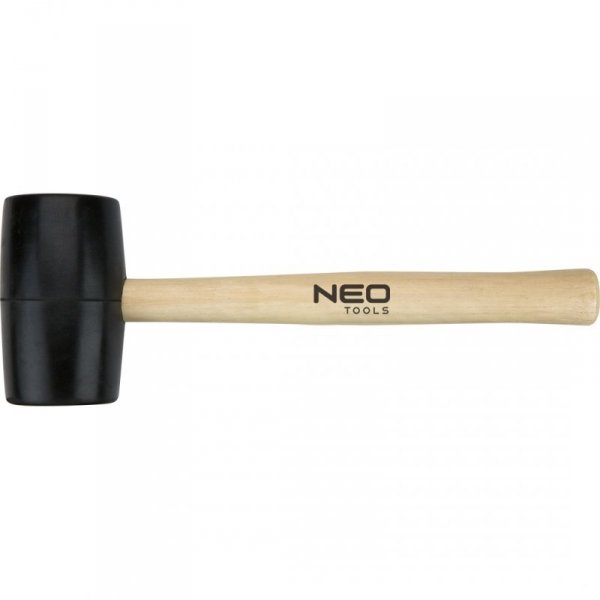 Młotek gumowy 63 mm, 680 g, trzonek drewniany