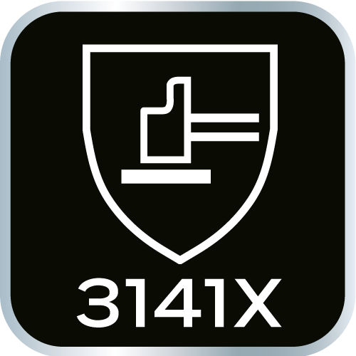 Rękawice robocze, poliester pokryty lateksem (foam), 3141X, rozmiar 10