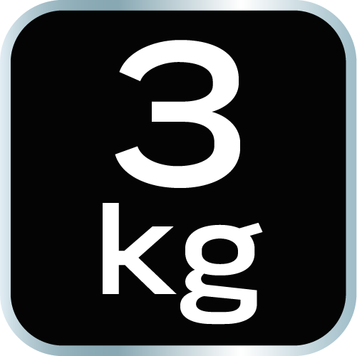 Młotek ślusarski 3 kg, trzonek z włókna szklanego