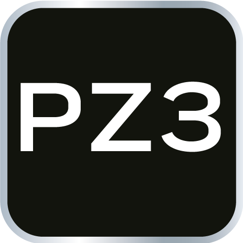 Bity udarowe S2, 50 mm, PZ3 - 5 szt.