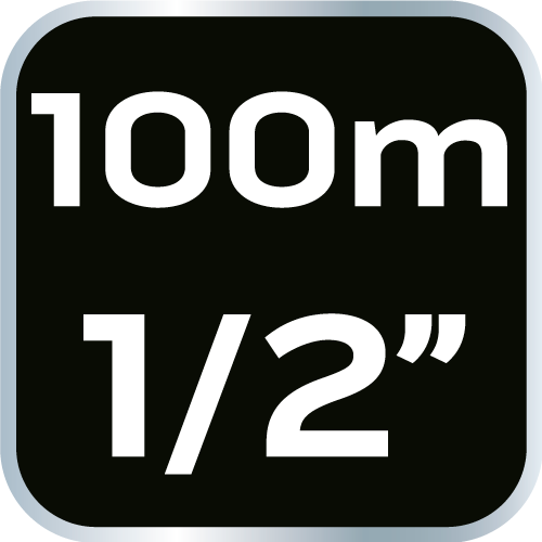 Stojak na wąż ogrodowy, metalowy, do 100 m węża 1/2&quot;