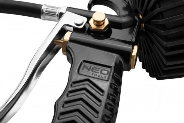 Pistolet do pompowania z manometrem o 63 mm, długa końcówka