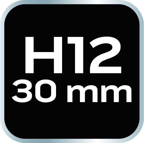 Końcówka HEX 12 x 30 mm, S2 x 2 szt.