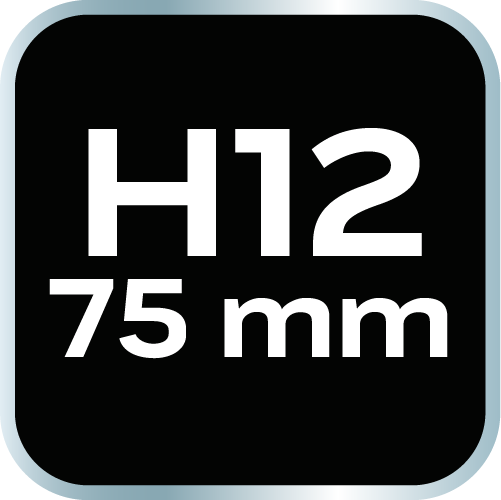 Końcówka HEX 12 x 75 mm, S2 x 2 szt.