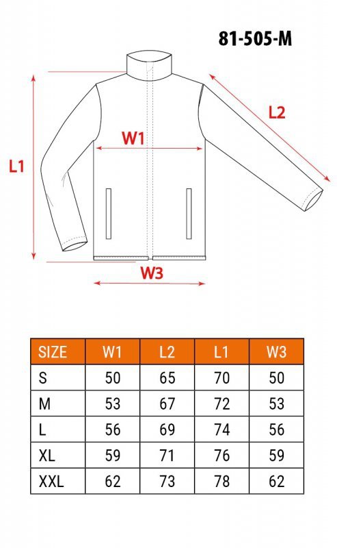 Bluza polarowa wzmacniana CAMO, rozmiar M