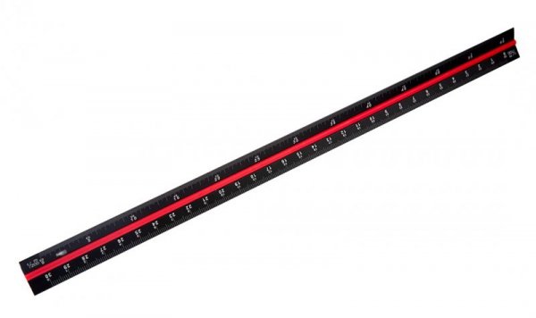 Linijka trójkątna, 30 cm