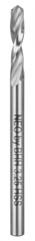 Wiertła specjalistyczne do rozwiercania nitów samozrywalnych, HSS, 2.5-6.5 mm, krótkie, kpl.5szt.