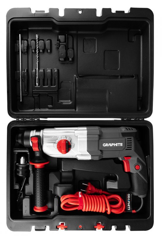 Młotowiertarka SDS+ 900W, walizka