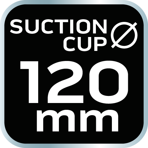 Przyssawka do szyb podwójna, 80 kg