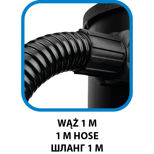 Odkurzacz do popiołu Energy+ 18V Li-lon, zbiornik 15L, bez akumulatora