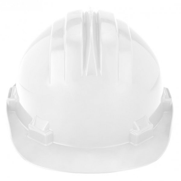 Kask ochronny atestowany, biały