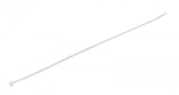 Opaski zaciskowe 4.8 x 370 mm, 75 szt., białe