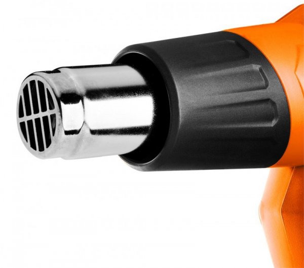 Opalarka 2000W, I: 50ºC, II: 70-600ºC,walizka, wyświetlacz