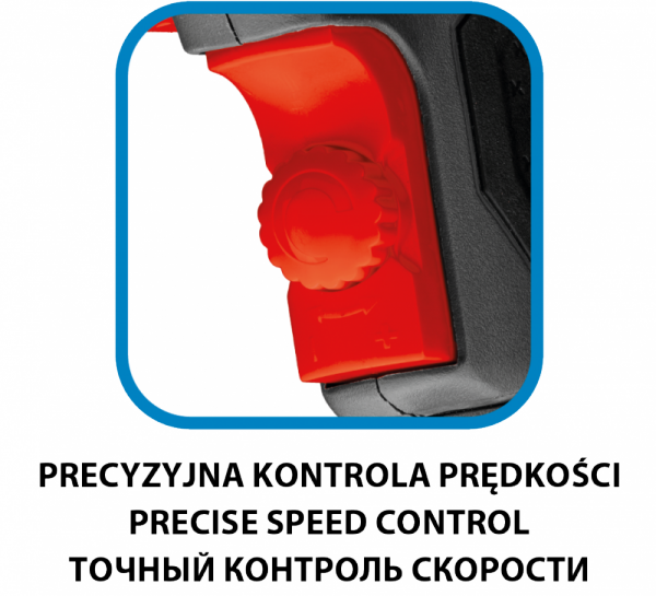 Wiertarko-wkrętarka sieciowa 520W, obroty 0-4200 min?1, walizka