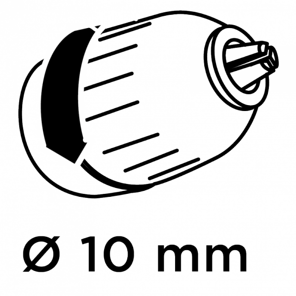 Wiertarko-wkrętarka sieciowa 300 W, uchwyt samozaciskowy 10 mm, walizka