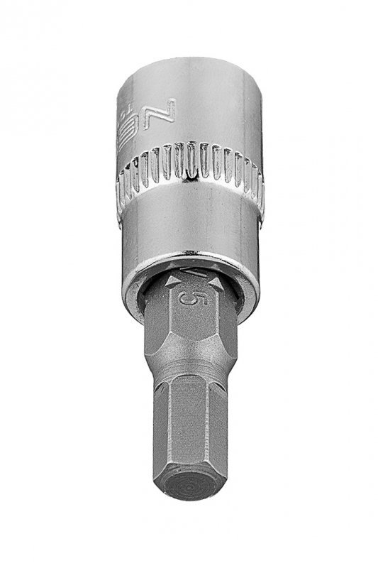 Końcówka sześciokątna H5 na nasadce 1/4&quot;, krótka, 37 mm