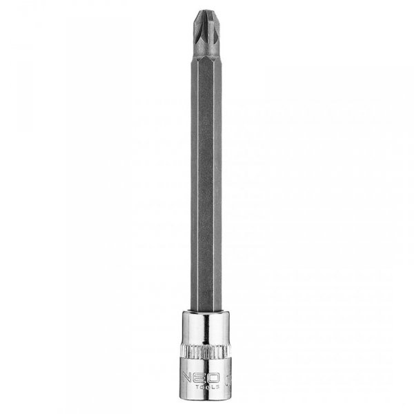 Końcówka wkrętakowa PZ3 na nasadce 1/4&quot;, długa, 87 mm