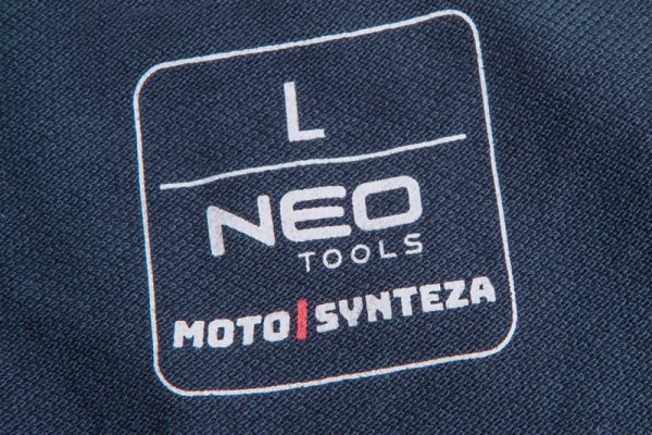 Koszulka polo Motosynteza, 100% bawełna pique, rozmiar L