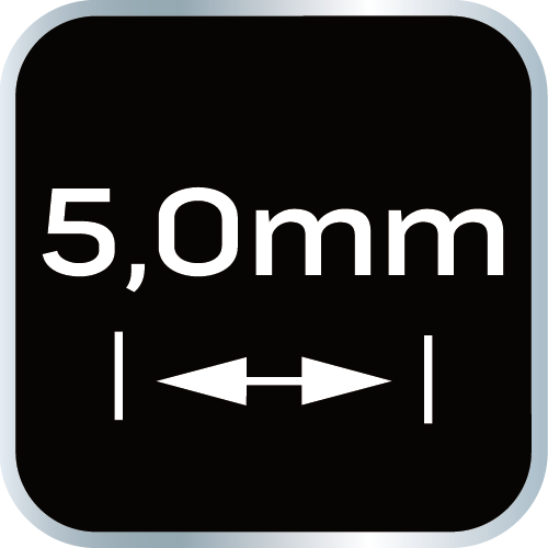 Krzyżyki dystansowe T 5.0 mm, 50 szt.