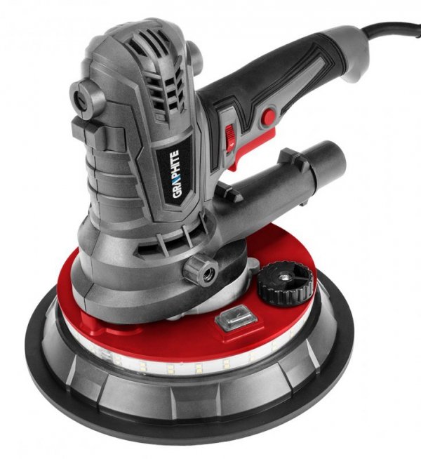 Szlifierka do gipsu 900W, 180  mm, led