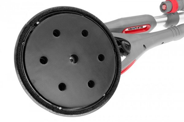Szlifierka do gipsu 710W, 225mm/215 mm,  okrągła i trójkątna stopa, latarka