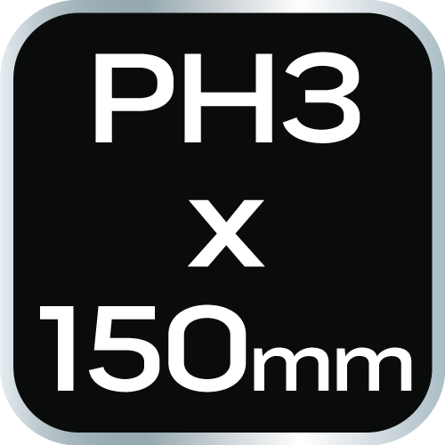 Wkrętak krzyżowy 1000V, PH3 x 150 mm