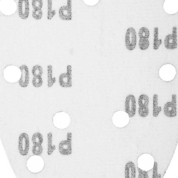 Papier ścierny na rzep delta 140 x 140 x 80 mm, K180, 5 szt., z otworami