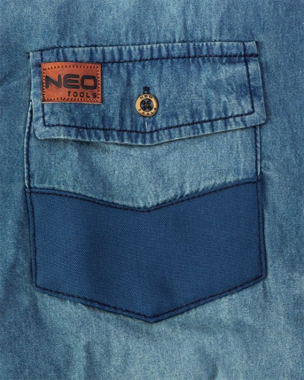 Koszula robocza DENIM, rozmiar XL