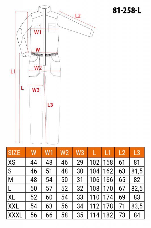 Kombinezon roboczy HD Slim, rozmiar L