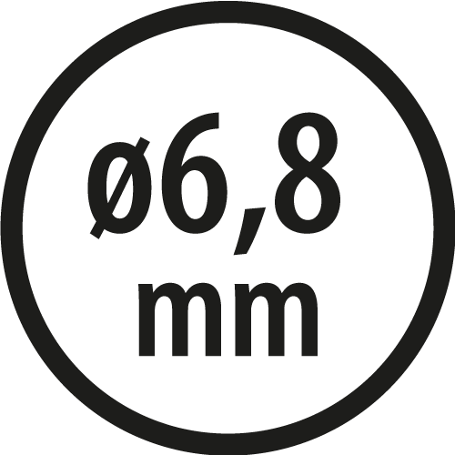 Wiertła do metalu Baildon BASIC DIN 338 RN NWKa 6,8 mm, HSS (S), 109-69 mm, wielokrotność 10