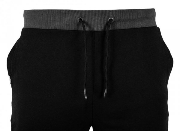 Spodnie dresowe COMFORT, szaro-czarne, rozmiar XL