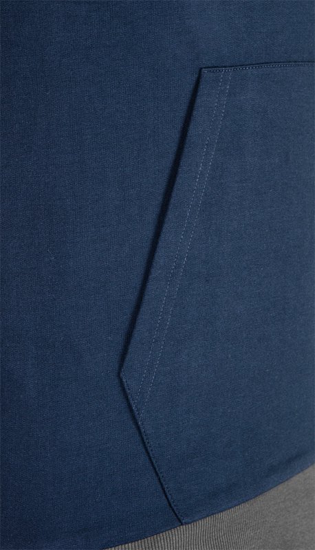 Bluza rozpinana z kapturem COMFORT, granatowa, rozmiar L