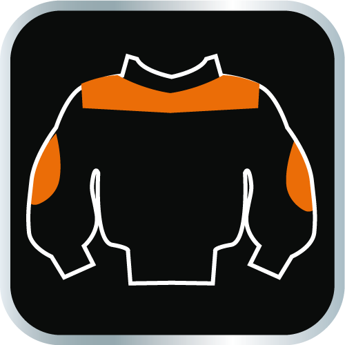 Polar roboczy PREMIUM, czarny, wzmocnienia z Cordury, rozmiar XL