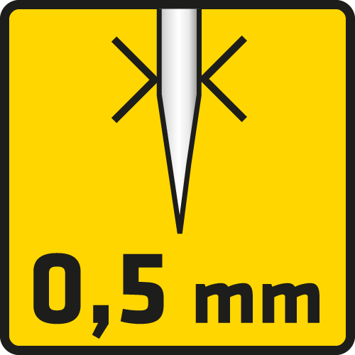 Nóż z ostrzem łamanym 18 mm, 3 ostrza