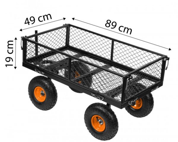 Wózek ogrodowy stalowy 300kg