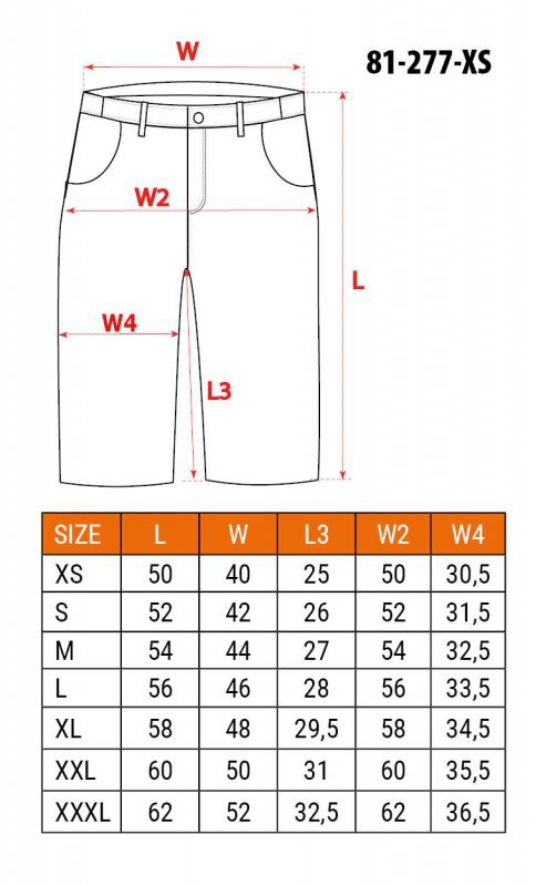 Krótkie spodenki PREMIUM, 4 way stretch, czarne, rozmiar XS
