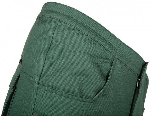 Spodnie robocze OUTDOOR, typu jogger, zielone, rozmiar S