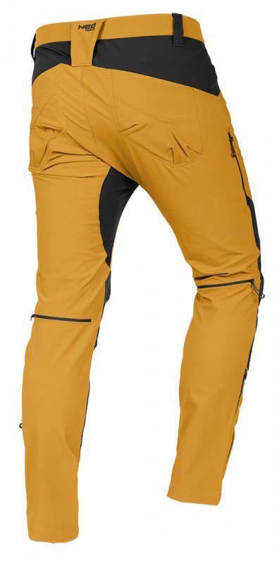Spodnie robocze OUTDOOR, 4 way stretch, musztardowe, rozmiar XS